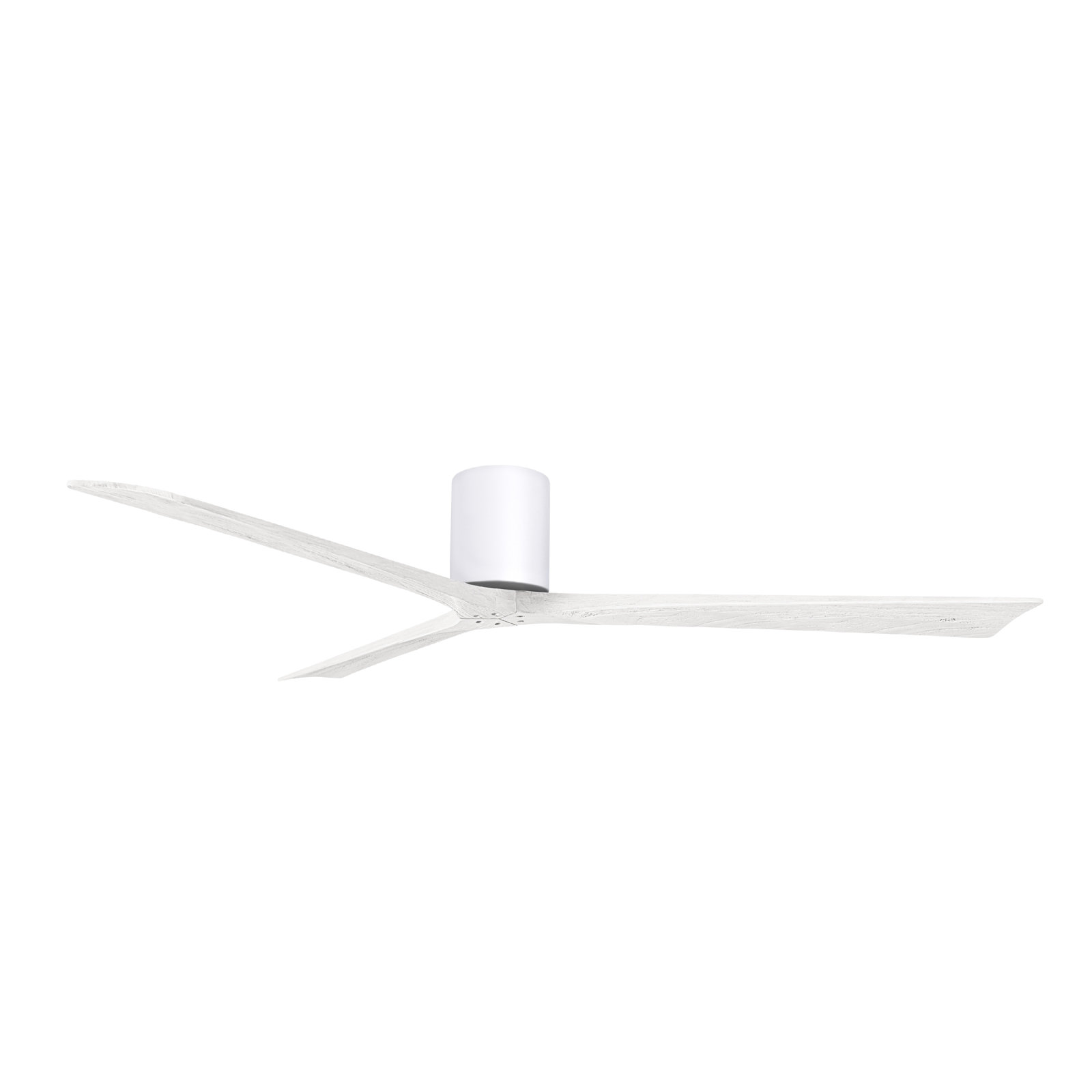 Olivier Ceiling Fan, Gloss White, 72", Matte White