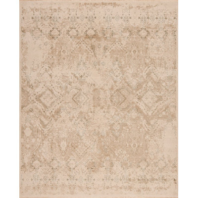 Nirvana Silk and Wool Geometric Area Rug