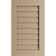 Timberthane Rectangle Faux Wood Non-Functional Gable Vent, Primed Tan