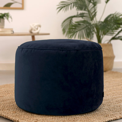 icon Gavrilovic Large Velvet Pouffe Ottoman