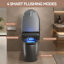 Toilette intelligente une pièce avec bidet, siège à fermeture automatique, sécheuse et eau chaude