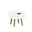 Kennedy 1 Drawer Bedside Storage Table-756400172