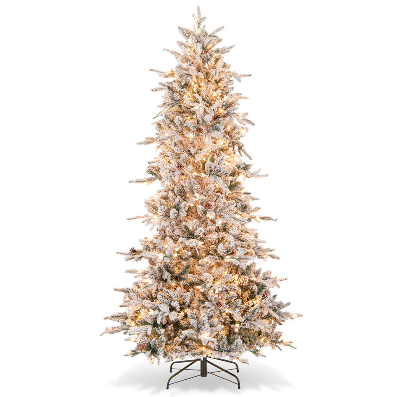 Arbre de Noël artificiel lumineux 7,5 pi