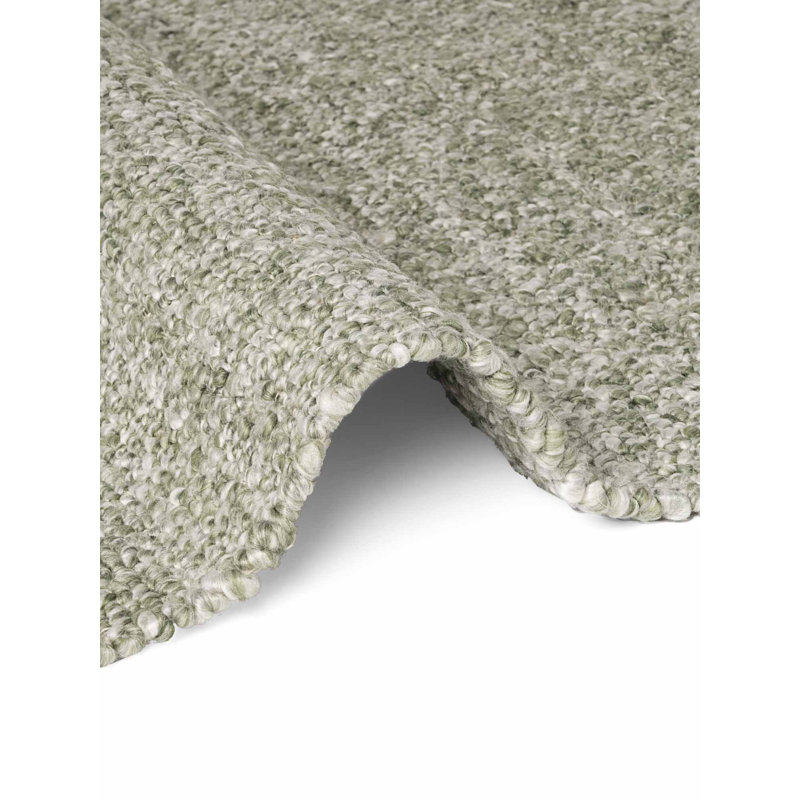 Hand Woven Area Rug, Rectangle 160 x 230 cm, Green