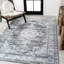 Tapis gris foncé / bleu Elloise Bohemian-88570903