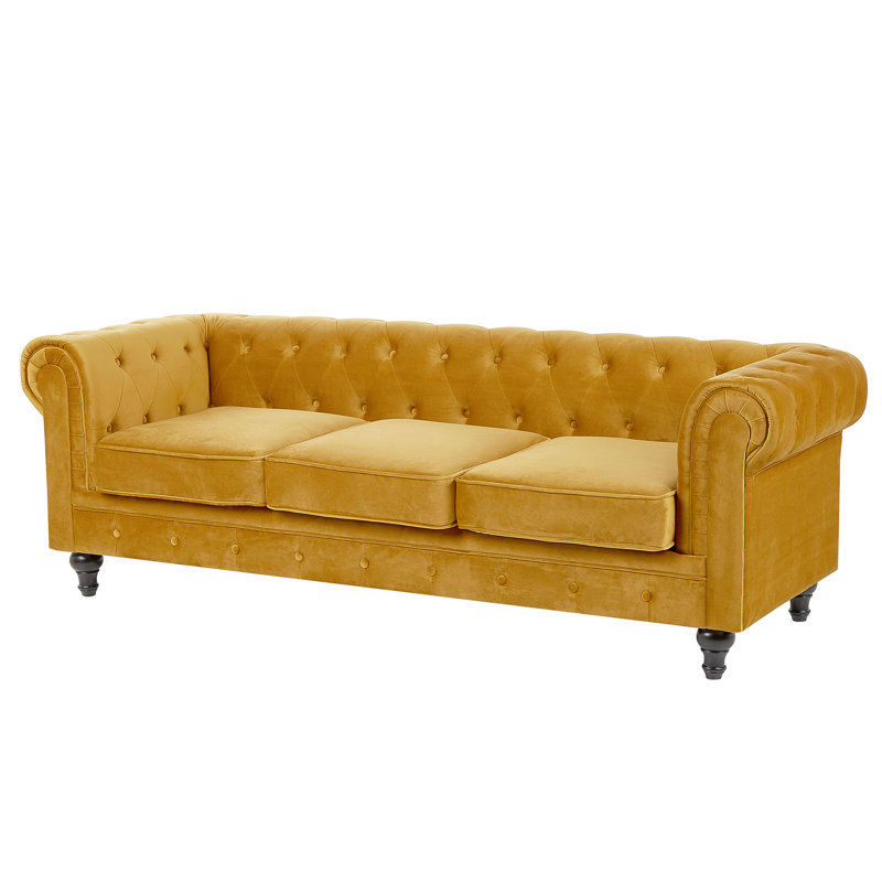 Paseo 3 Seater Sofa, Yellow