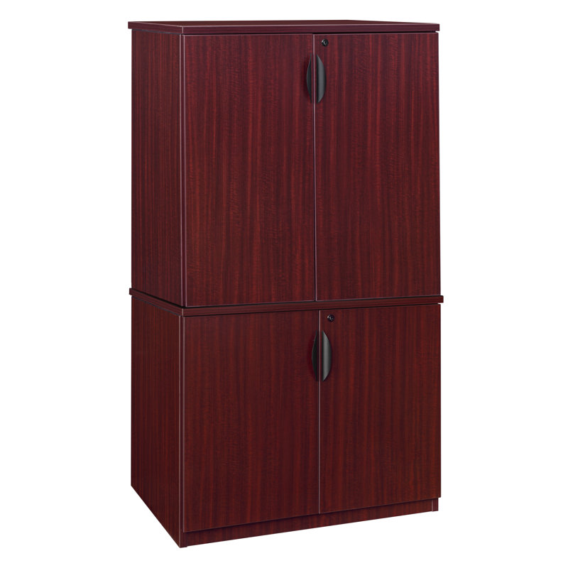 Nevjana Storage Cabinet with Storage Cabinet, Mahogany