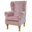 74cm Wide Tufted Velvet Wingback Chair-95847467