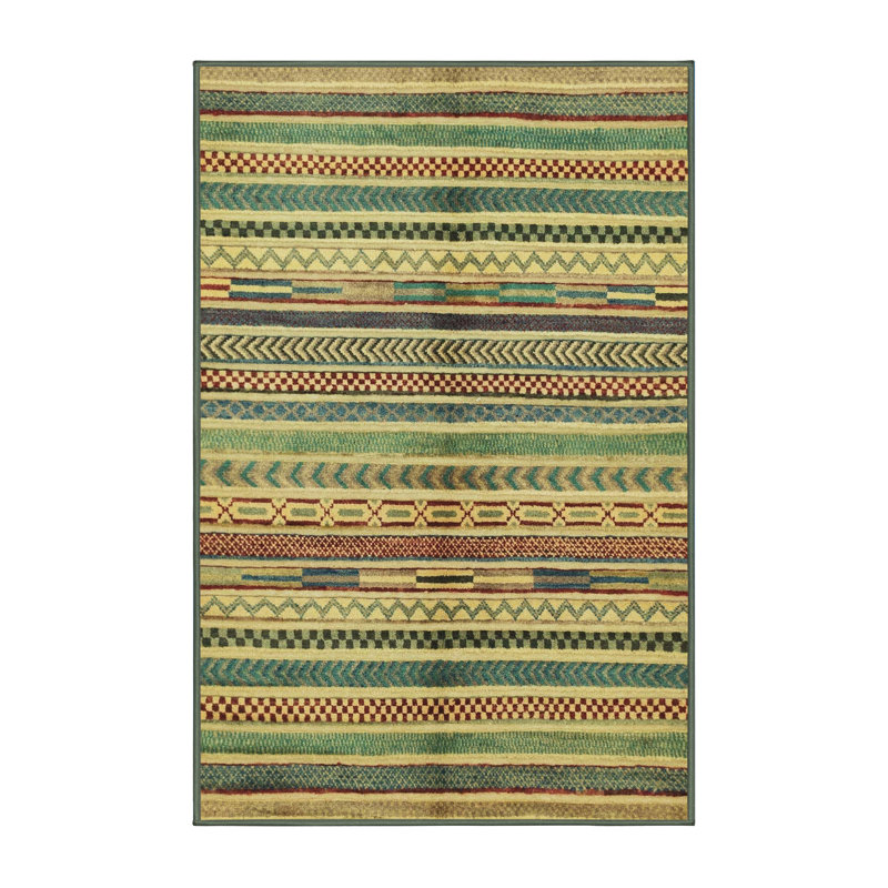 Abstract Indoor Rug, Runner 2' x 5'