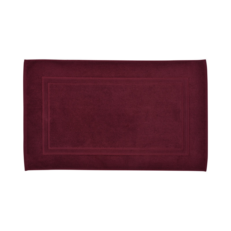 Abode Eco Non-Slip Bath Mat, Claret