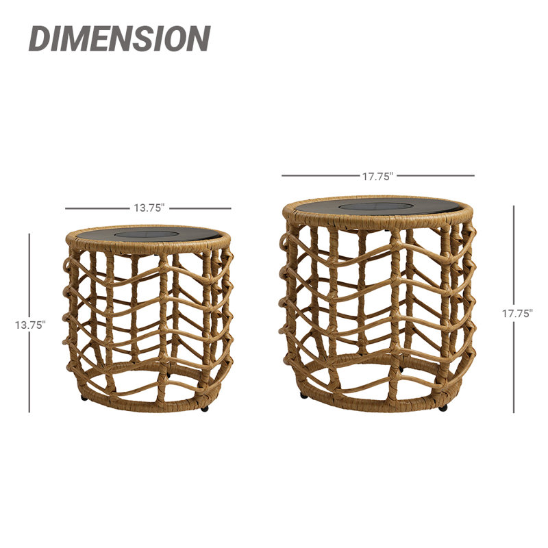 Lumweave 17.7'' Solar Powered Outdoor Floor Lamp