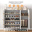 Abril 5-Tier 30 Pairs Shoe Cabinet with Adjustable Shelves-1990981030