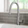 KRAUS Oletto Single Handle Pull Down Kitchen Faucet with QuickDock Top Mount Installation Assembly