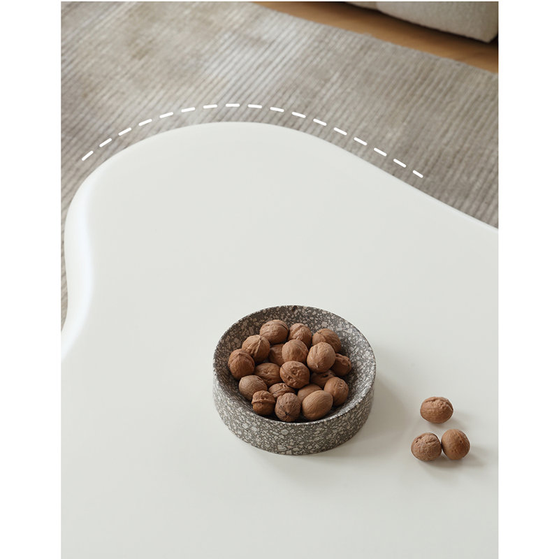 Table basse French Light Luxury, Crème, crème