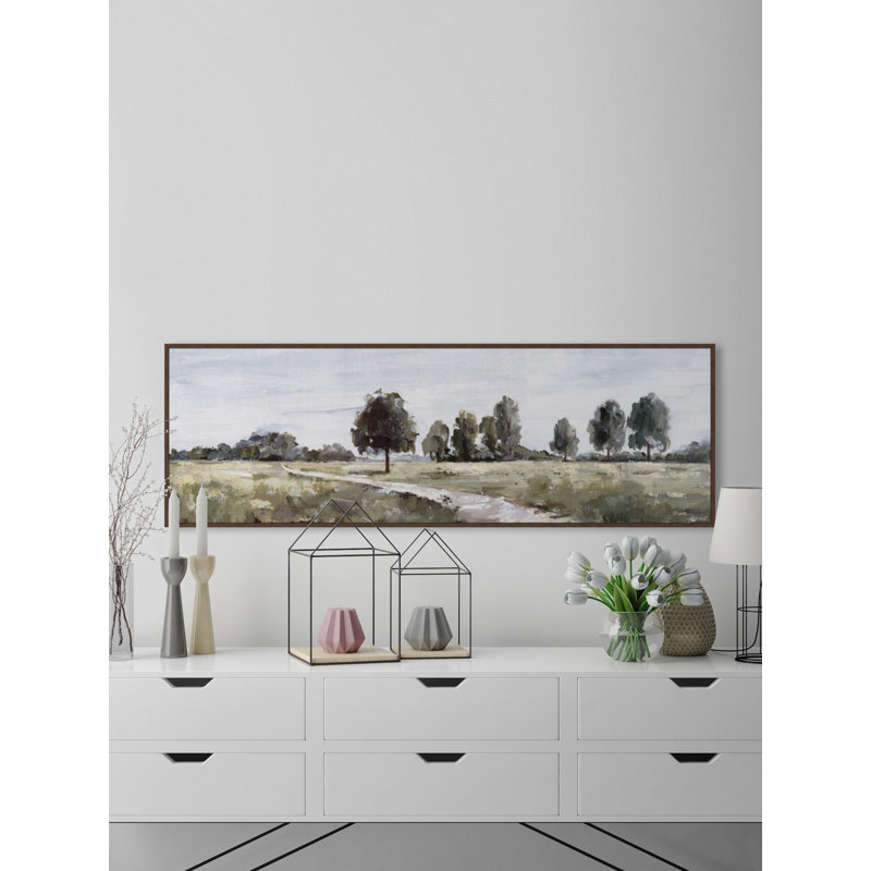 I See My Path by Marmont Hill - Floater Frame Painting on Canvas, 51cm H x 152cm W x 3.81cm D