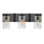 Sawyer 3 - Light Dimmable Aged Zinc Vanity Light