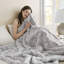 Couverture en fausse fourrure de polyester confortable pour le luxe et le style dans les espaces de vie