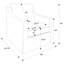 Fauteuil pivotant gris Merced