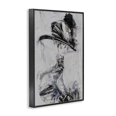 Abstract Sophisticated Audrey Framed Giclee, design by Lucille Lee