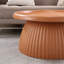 Table basse à base cannelée en oxyde de magnésium-1209934942