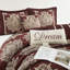 Ensemble d'édredon damassé traditionnel 7 pièces Therese-231826263-250617665