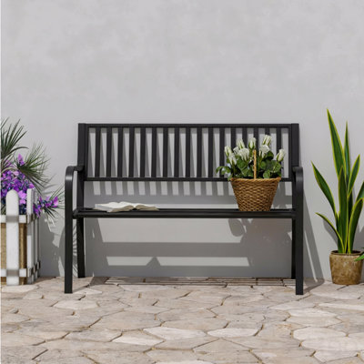 Banc de jardin extérieur, banc de patio