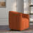 Annelotte Velvet Swivel Barrel Chair-2126226375