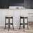 30" Bar Stool, Leather Seat-909921748