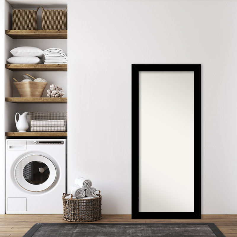 Miroir pleine grandeur Bracie, 65,5 po x 29,5 po, Noir