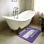 Tapis rectangulaire antidérapant pour salle de bain-42101507-42101511-122103221