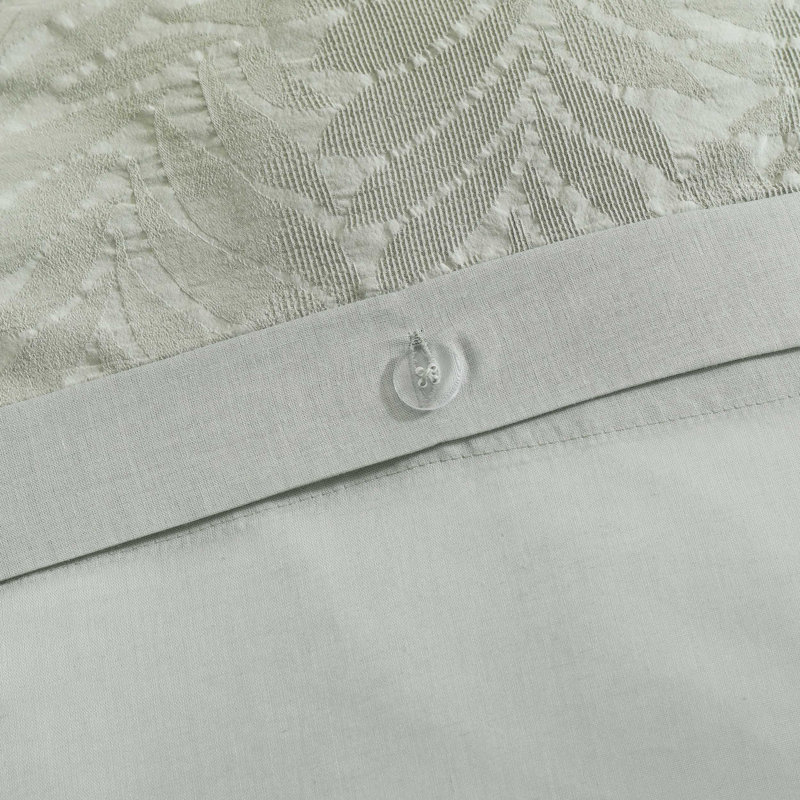 Tommy Bahama Harbor Palm Cotton Green Duvet Cover Set, Queen Duvet Cover + 2 Standard Shams