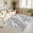Galaxy Series Abrstract Black/Gray/Ivory/Beige Area Rug-154206234