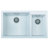 33.88'' L Double Bowl Granite Kitchen Sink-20524779