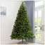 Arbre de Noël articulé artificiel pré-éclairé avec support pliable