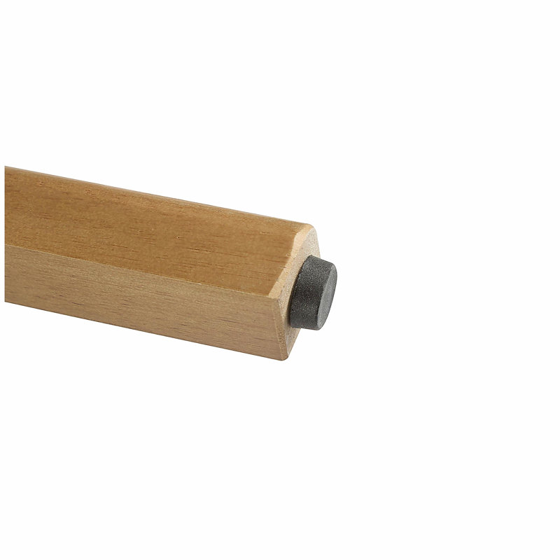 Tabouret de bar en bois avec finition noyer, ensemble de 2