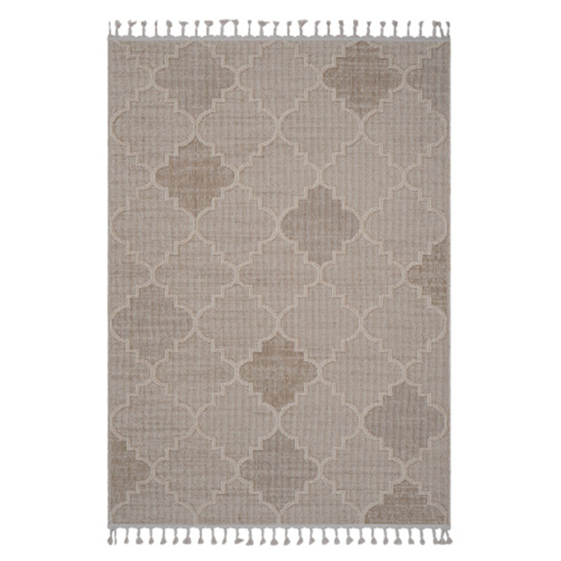 Traditional Indoor/Outdoor Area Rug, Rectangle 7'9" x 10'