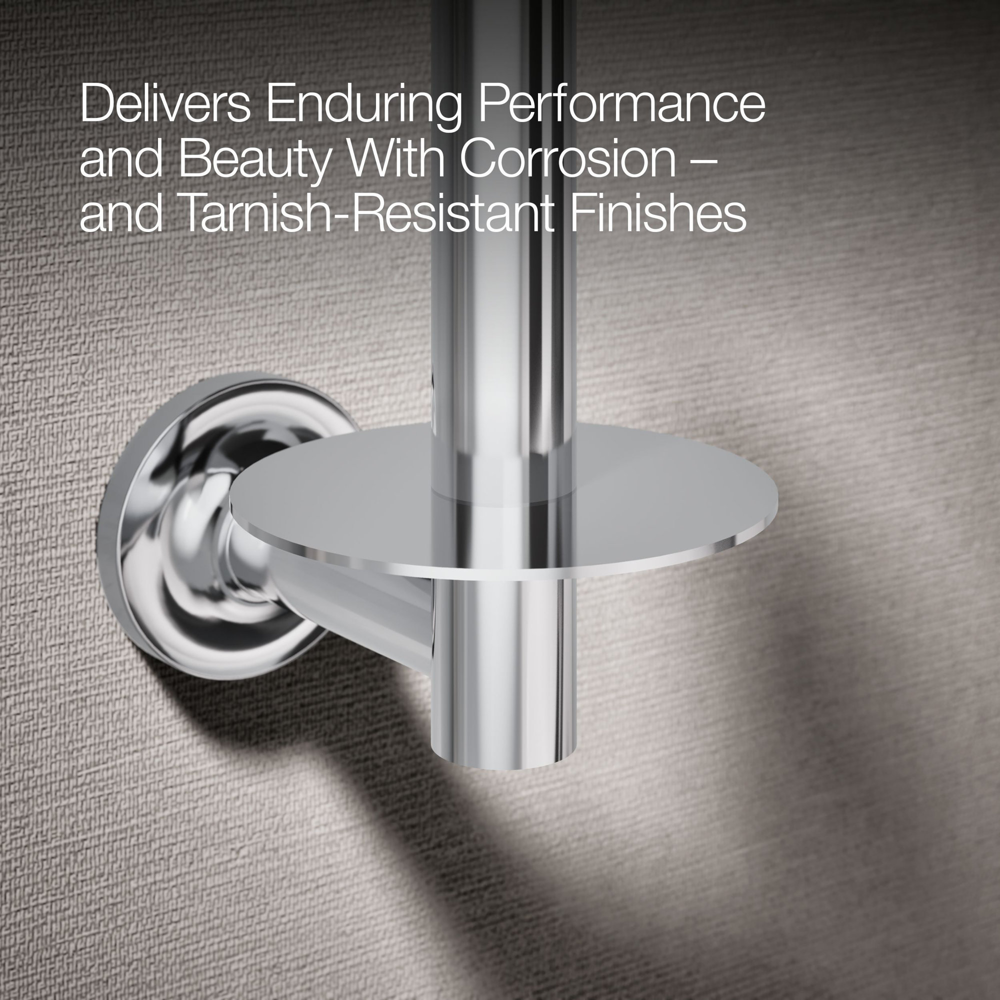 Purist Vertical Toilet Paper Holder, Wall-Mount Bathroom Toilet Paper Holder, Polished Chrome