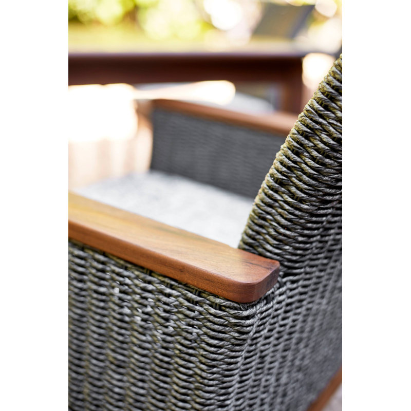 Coral Outdoor Dining Armchair, Premier Fog, Gray