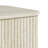 Aurel Modern 15" Fluted Pedestal Square Round Edge End Table-316681229