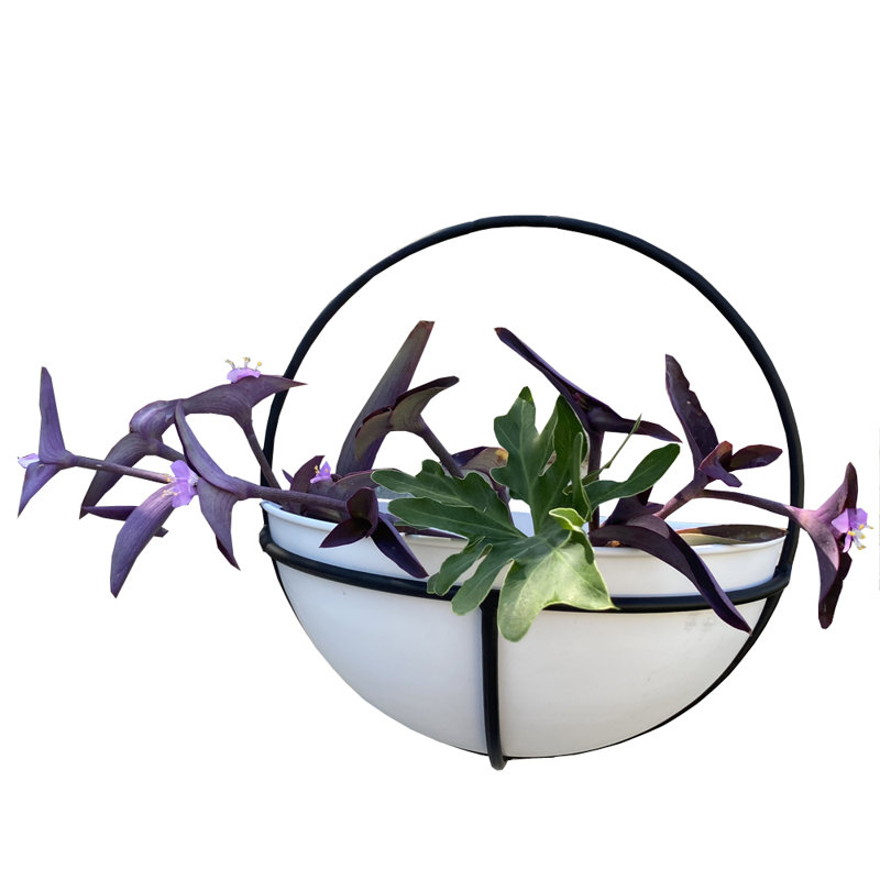 Ensemble de pots de fleurs muraux en céramique 3 pièces eivin