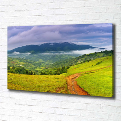 Green Hills - Wrapped Canvas Print