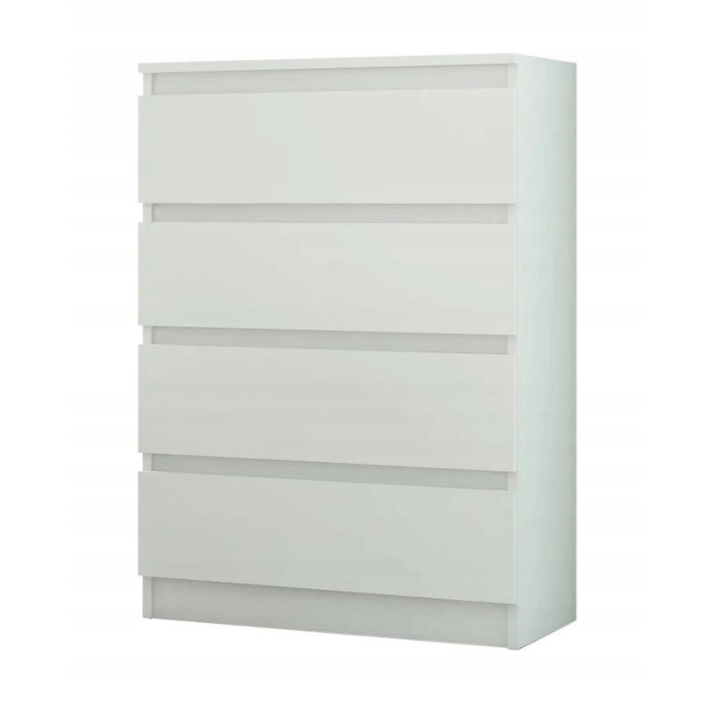 Aobh 70cm W 4 - Drawer Chest of Drawers, Highgloss Sand Grey