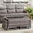 8-Piece Outdoor Wicker Patio Conversation Set With Swivel Chairs And Coffee Table-383497277-383497265