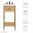 Modway Zaire 18'' Single Bathroom Vanity with Ceramic Top-94387490-94387491