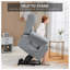 Fauteuil inclinable électrique, fauteuil inclinable avec massage par vibration, chauffant, télécommande