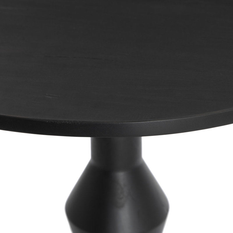 Rivi End Table-Dark Reclaimed, Black