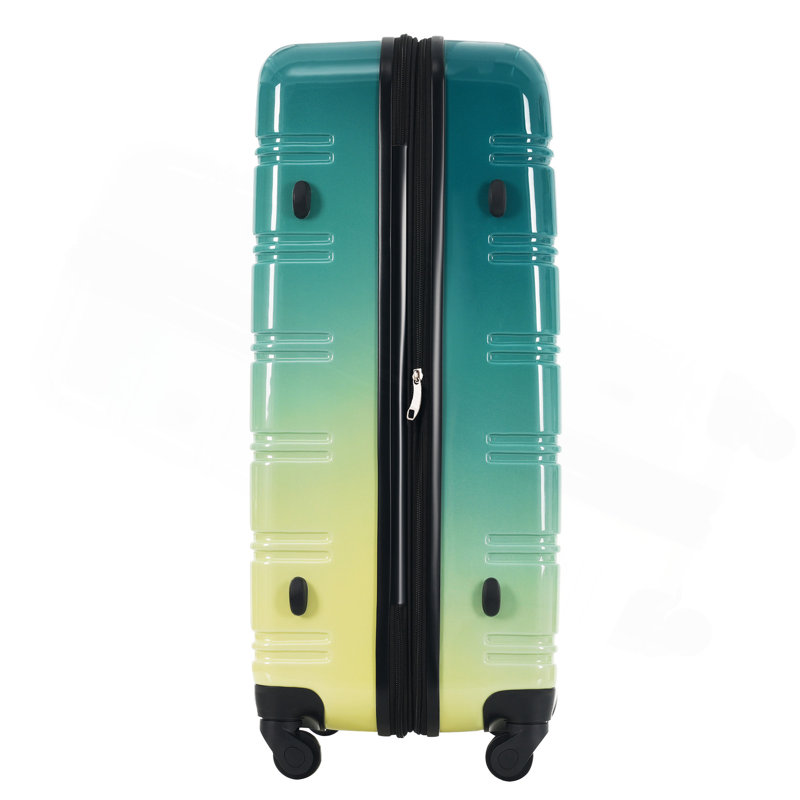 Valise extensible 3 pièces à roulettes Hardshell avec roulettes pivotantes et verrou TSA léger