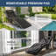 Modern Adjustable Patio Chaise Lounge With Cushion And Headrest –-1986284805
