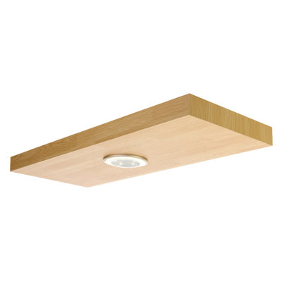 Ensemble d'une tablette murale flottante de style moderne Ayeza avec éclairage à DEL tactile Stockholm Aberg de Kiera Grace, idéale pour la décoration intérieure