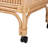 Bartolome Lombok Modern Bohemian Rattan Wine Cart